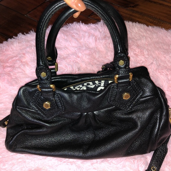 Marc by Marc Jacobs Classic Q Baby Groovee Womens Black Satchel Bag - Picture 13 of 15